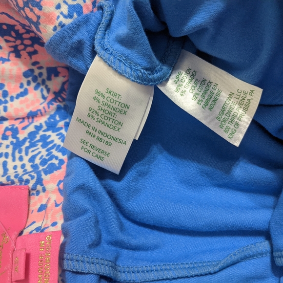 NWT! Lilly Pulitzer Madison Skort Coastal Blue Maybe Gator Size XS - Picture 2 of 13